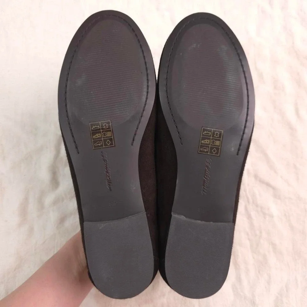 Madewell The Jamie Boat Shoe - Size 8.5/ Dark Carob/ NX055